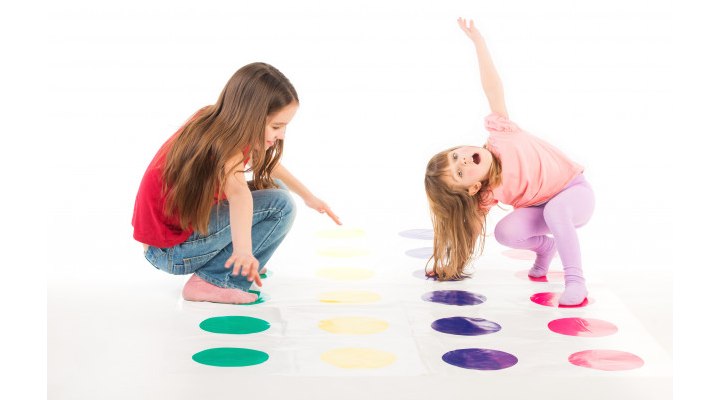 Twister game - a two-player game