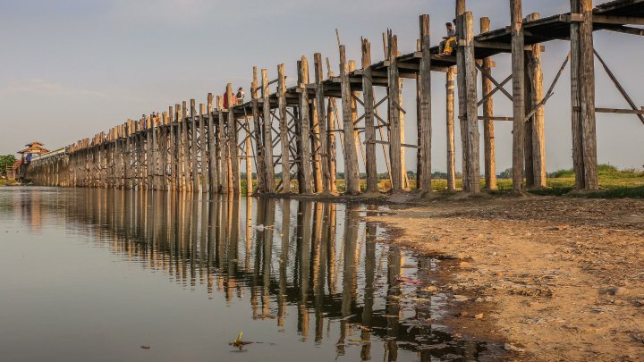 پل یو بین در میانمار - ترسناک ترین پل های جهان