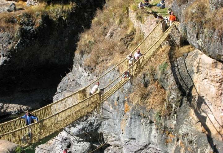 پل کشوا چاکا در پرو - ترسناک ترین پل های جهان