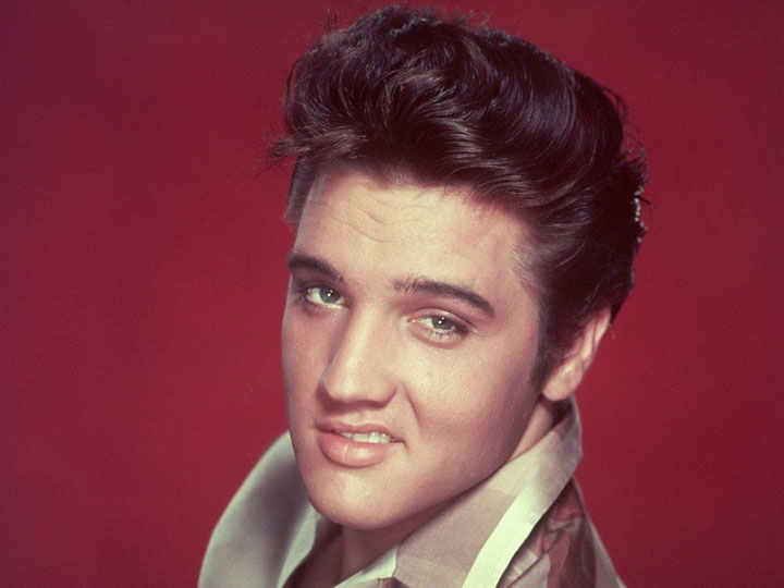 Rock and roll star Elvis Presley