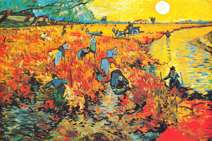 Red Vineyard by Vincent Van Gogh