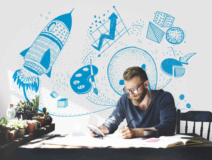 Imagining achieving goals is a way to increase awareness and focus