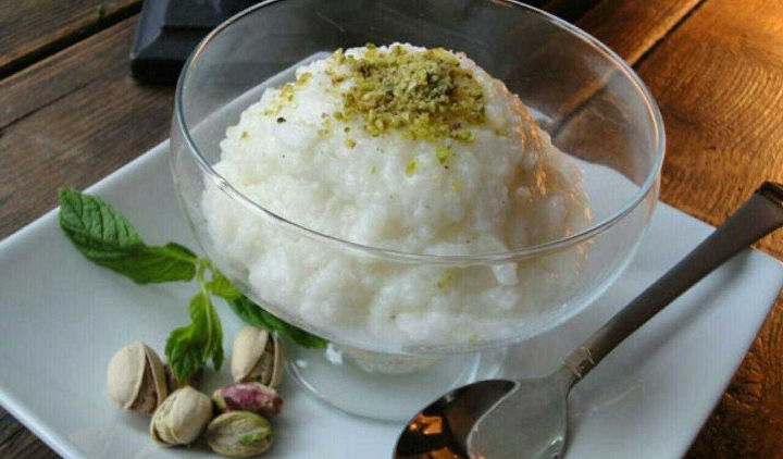 شیربرنج از انواع دسر ایرانی