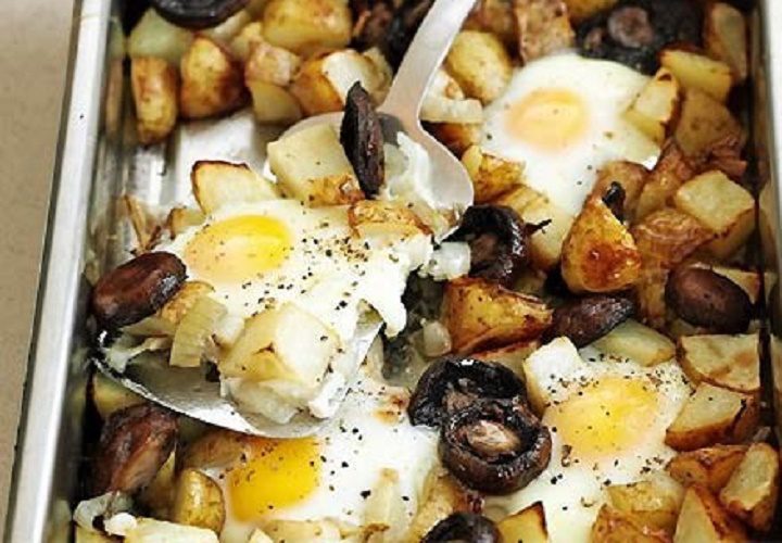 سیب زمینی و تخم مرغ - دستور تهیه برانچ