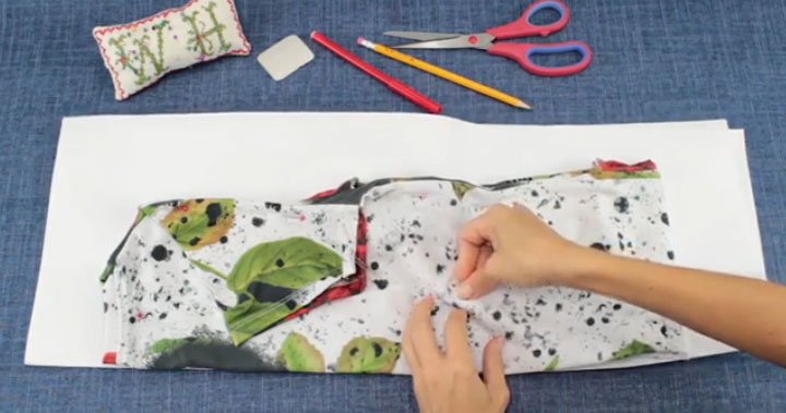 آموزش خیاطی با الگو ـ‌ کشیدن طرح لباس آماده روی کاغذ الگو