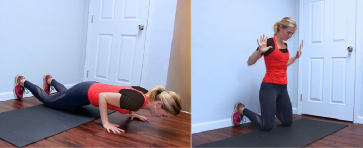 ورزش با دیوار؛ ۱۶ حرکت ورزشی برای خانه یا محل کار 18 ورزش با دیوار - حرکت Leg Curls