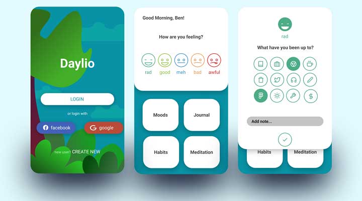 ۱۱ اپلیکیشن مود ترکر از میان بهترینها 19 اپلیکیشن مود ترکر Daylio