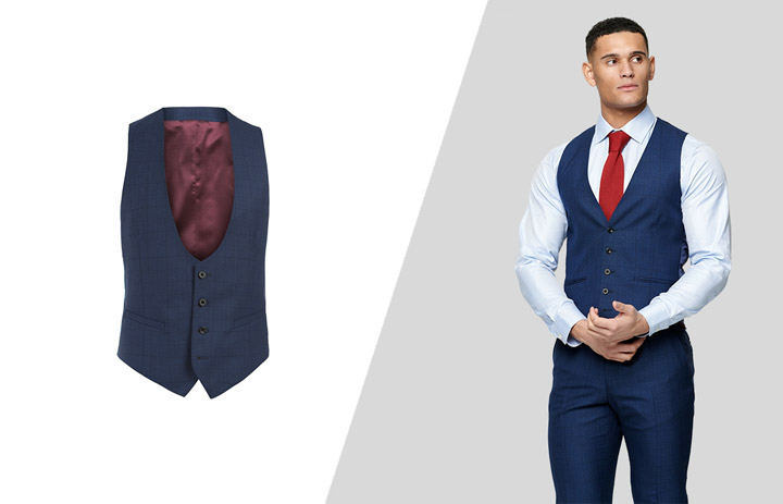 پوشیدن جلیقه با کتشلوار عروسی