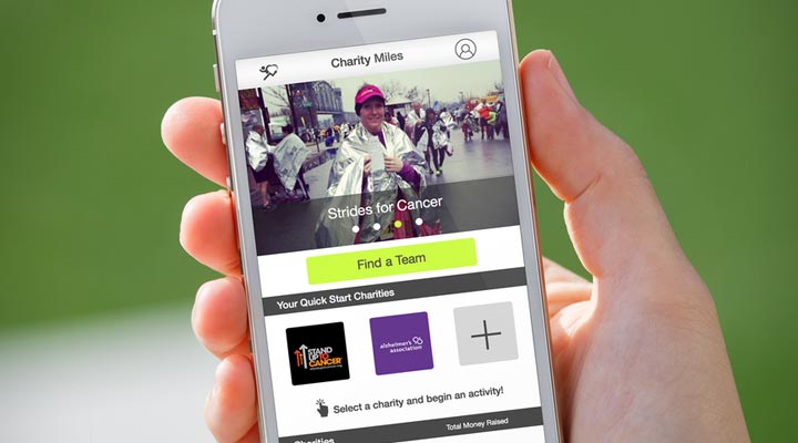 ۱۳ اپلیکیشن برای دویدن از بهترینها 10 اپلیکیشن Charity Miles