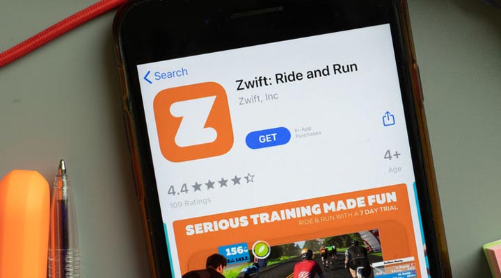 برنامه Zwift