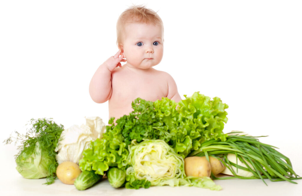 سبزیجات برای کودک
