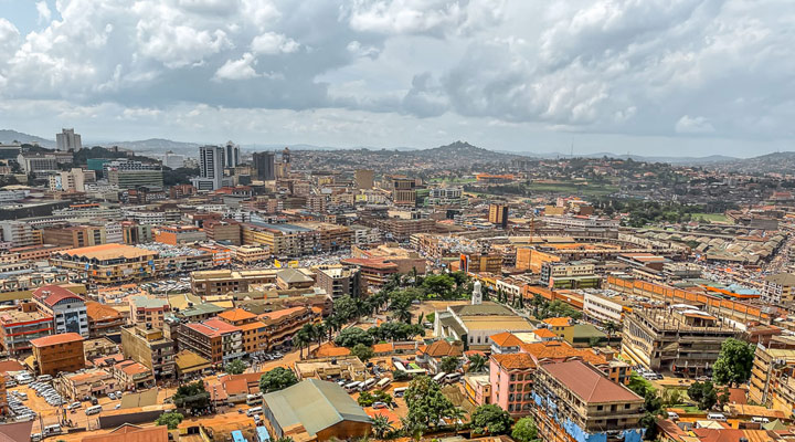 شهر کامپالا در اوگاندا