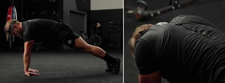 تمرینات کالیستنیک؛ حرکات مناسب برای سطح مبتدی تا پیشرفته 18 تمرینات کالیستنیک پیشرفته - حرکت پلانک با کشش کتف