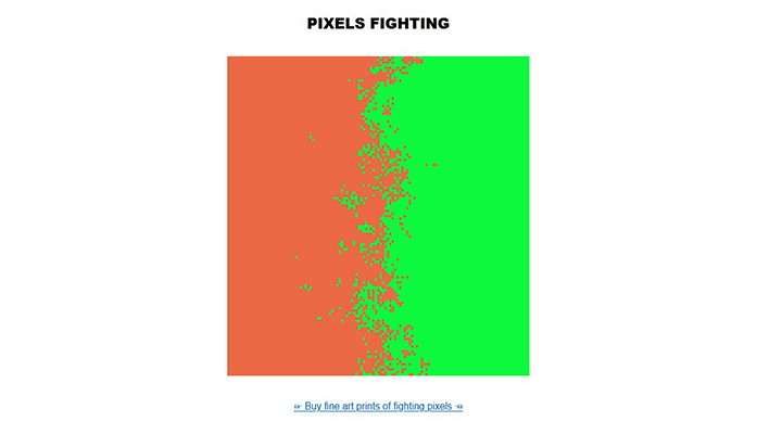 pixels fighting