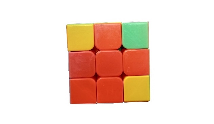 حل مکعب روبیک - تشکیل صلیب قرمز