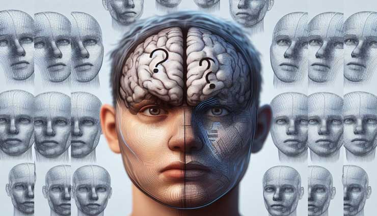 چهره کوری ممکن است در اثر آسیب مغزی ایجاد شود