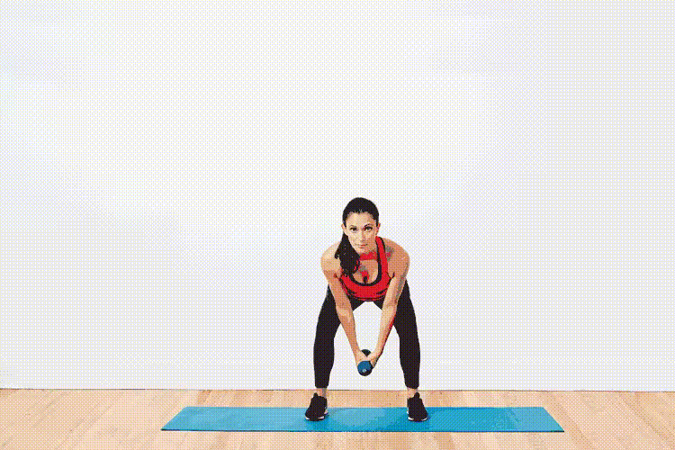 اسکات دو سویه و تاب دادن (Side-To-Side Squat and Swing)