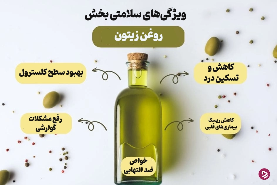 خواص روغن زیتون