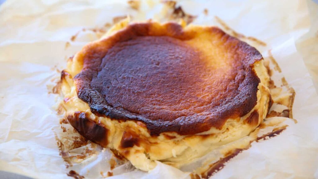 طرز تهیه چیز کیک سن سباستین
