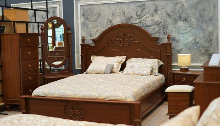 سرویس خواب یک نفره و دونفره چوبی لوکا