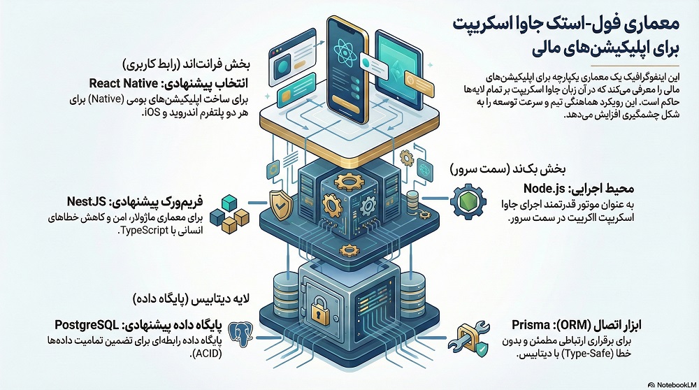 نمونه طراحی اپ های حوزه مالی