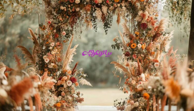 فضای باغ تالار عروسی