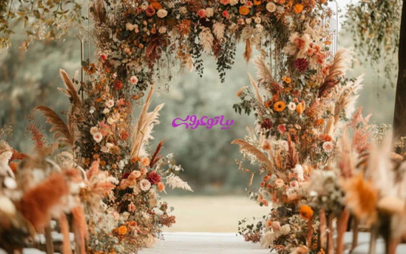 فضای باغ تالار عروسی